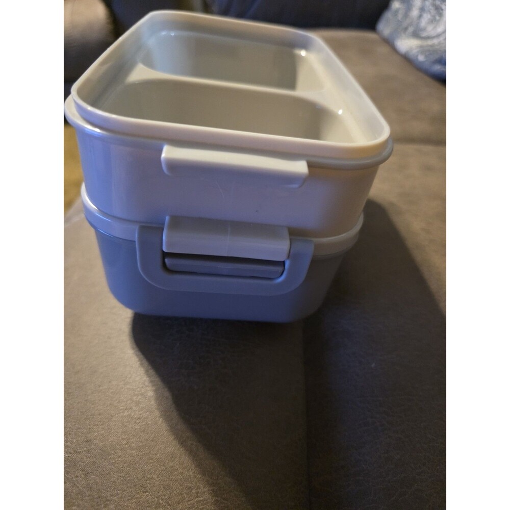 Trespass Bento Box REPLACEMENT PARTS - Grey 2-Compartment Base Tier Tray Only